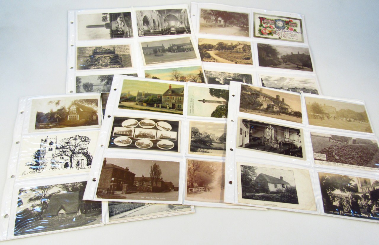 Appraisal: Various early thC and later Lincolnshire postcards to include Cawthorpe