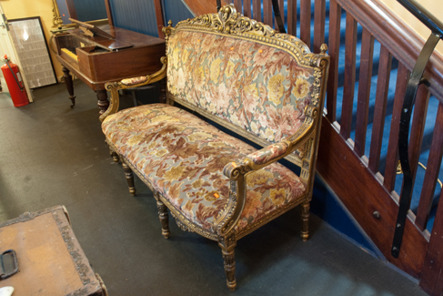 Appraisal: LOUIS XV STYLE SALON SETTEE