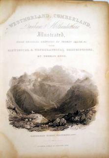 Appraisal: Thomas Rose WESTMORLAND CUMBERLAND DURHAM NORTHUMBERLAND Antique English Geography History