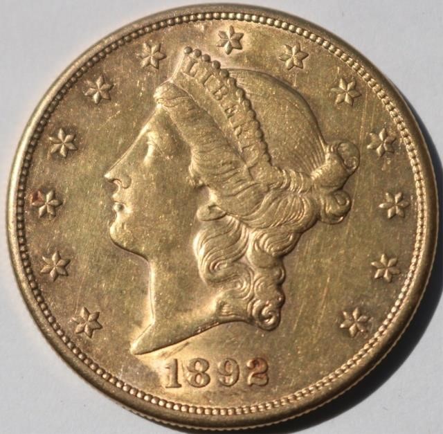 Appraisal: -S -DOLLAR GOLD COIN DOUBLE EAGLE TYPEIII EXCELLENT CIRCULATED CONDITION