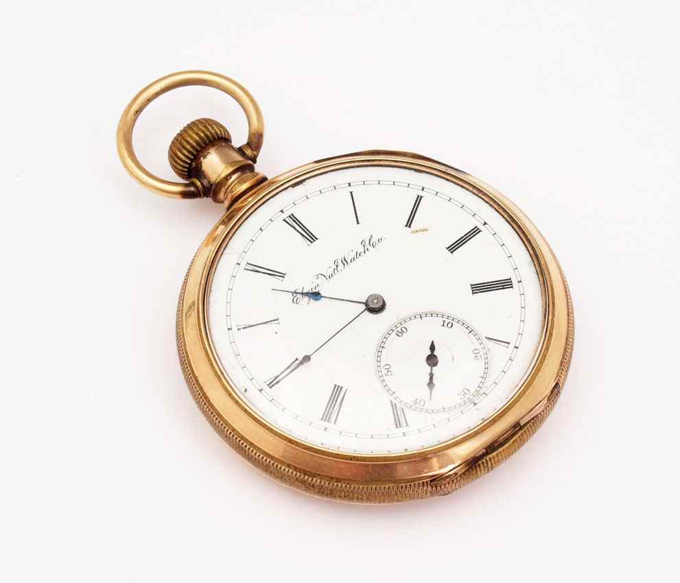 Appraisal: ELGIN OPEN FACE POCKET WATCH In original presentation case Size