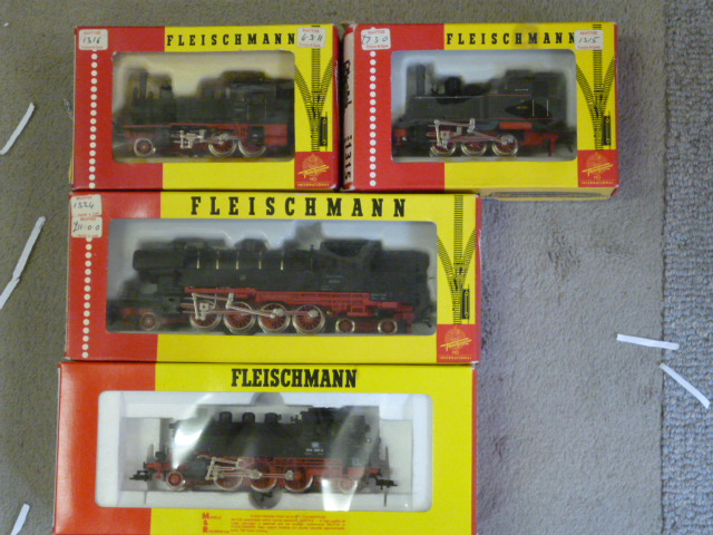 Appraisal: Four Fleischmann German Railways steam locomotives comprising - - Class