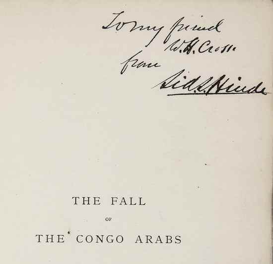 Appraisal: Hinde Sidney Langford The Fall of the Congo Arabs first