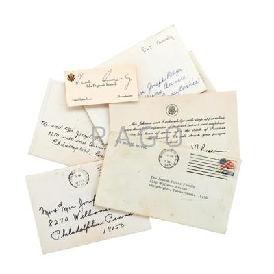 Appraisal: JOHN F KENNEDY AUTOGRAPH ETC Condition Report