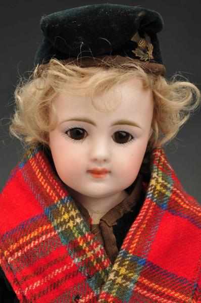 Appraisal: Original Simon Halbig Child Doll Description Bisque shoulder head with