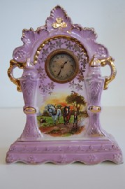 Appraisal: ENGLISH CERAMIC CASED EDWARDIAN MANTLE CLOCK