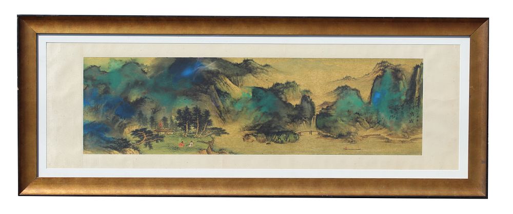 Appraisal: Yunsheng Sun China - Watercolor Yunsheng Sun China - Large