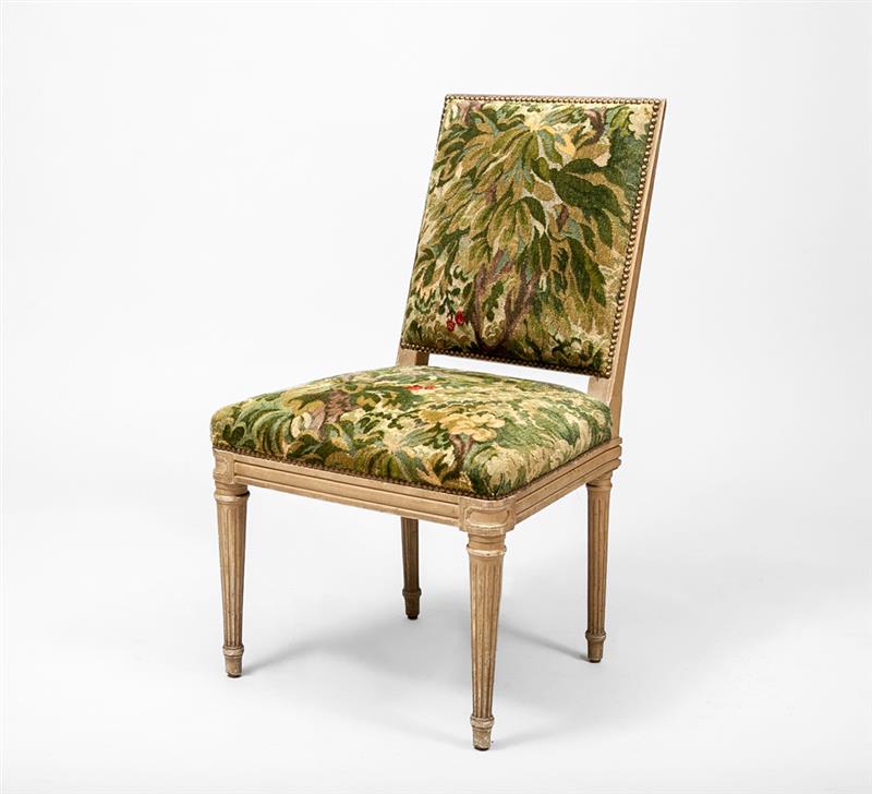 Appraisal: Louis XVI Style Side Chair Maison Jansen With upholstered seat