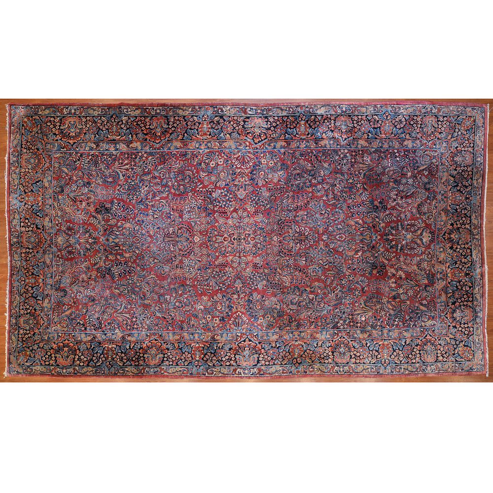 Appraisal: Semi-Antique Sarouk Carpet Persia x Second quarter- th century hand-knotted