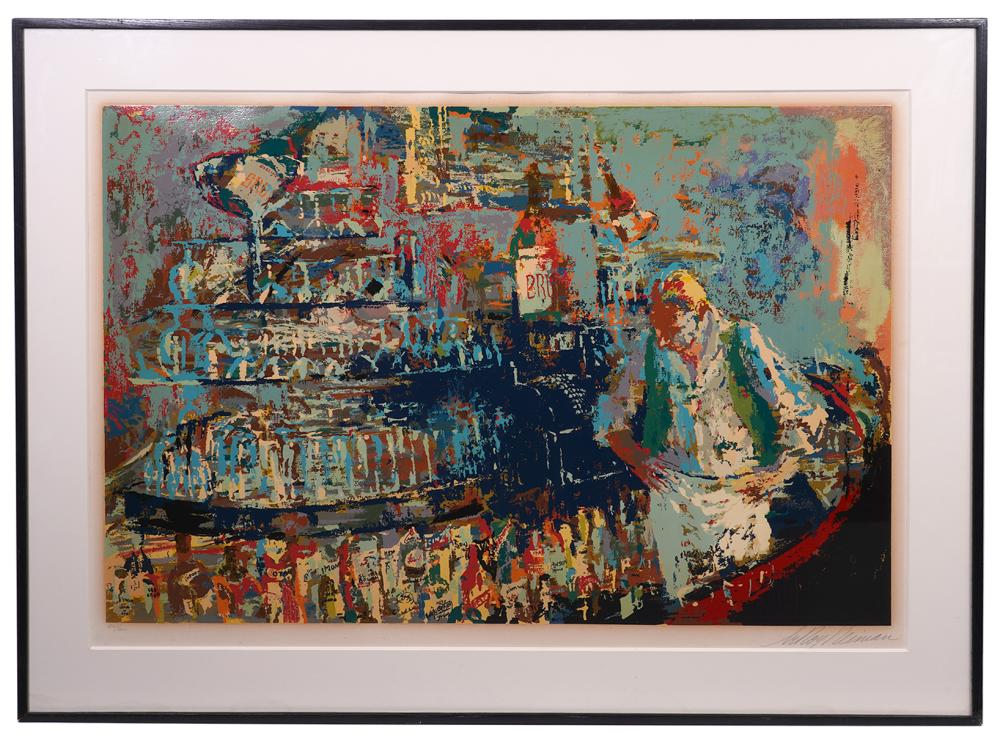 Appraisal: LEROY NEIMAN 'MIXOLOGIST' SERIGRAPH ON PAPERLeroy Neiman America - 'Mixologist'