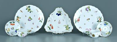 Appraisal: Seven pieces Herend china Market Garden pattern detailed listing available