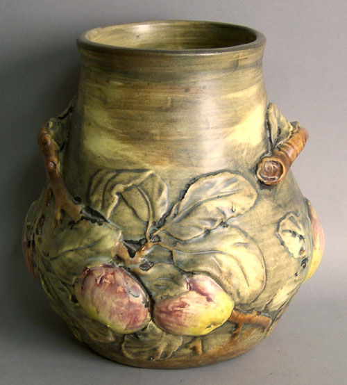 Appraisal: Large Weller pottery vase h