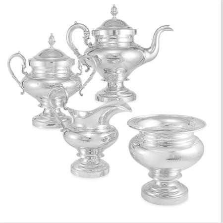 Appraisal: American Coin Silver Tea Service Estimate -