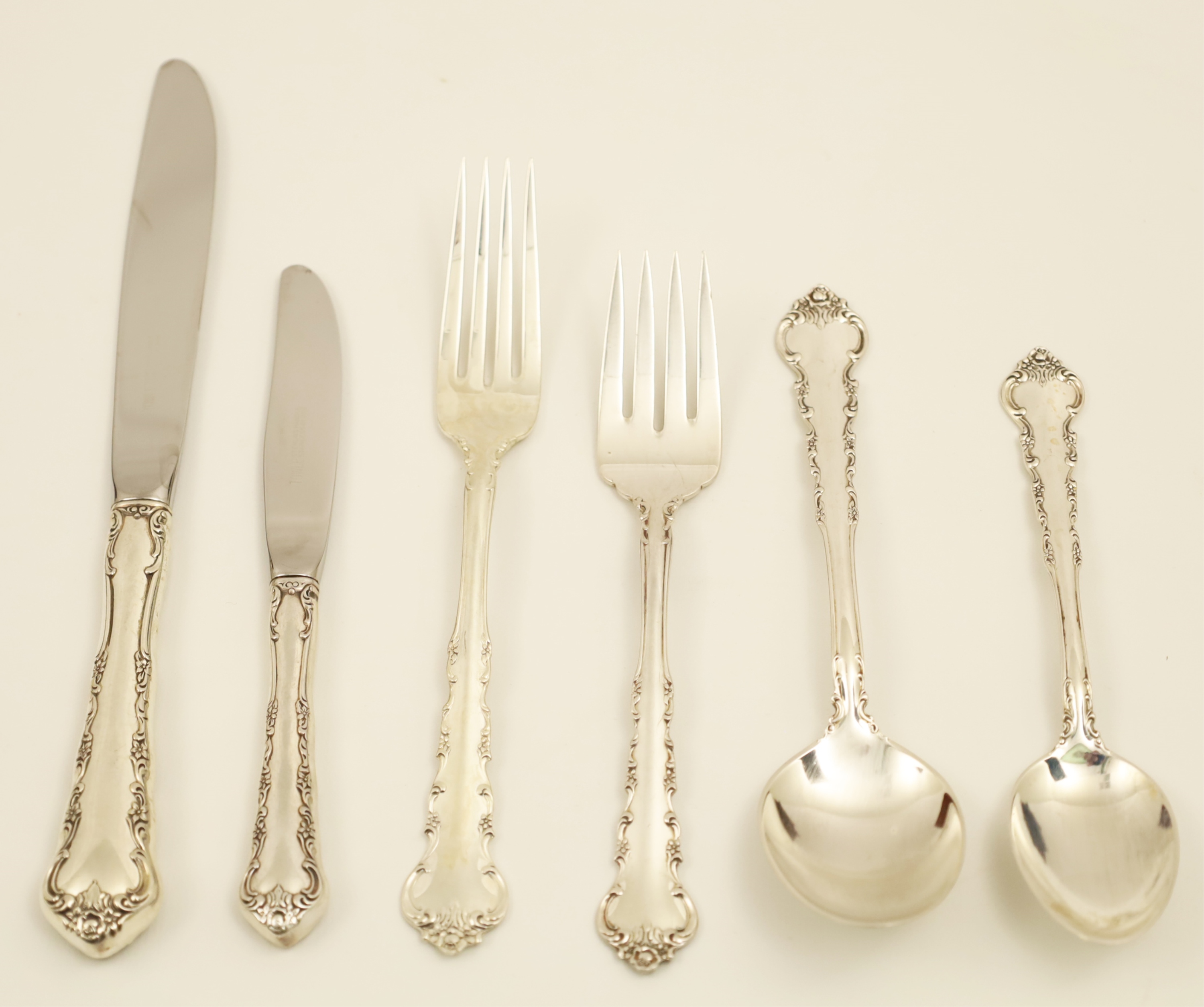 Appraisal: PCS OF TOWLE STERLING SILVER FLATWARE TOW pieces of Towle