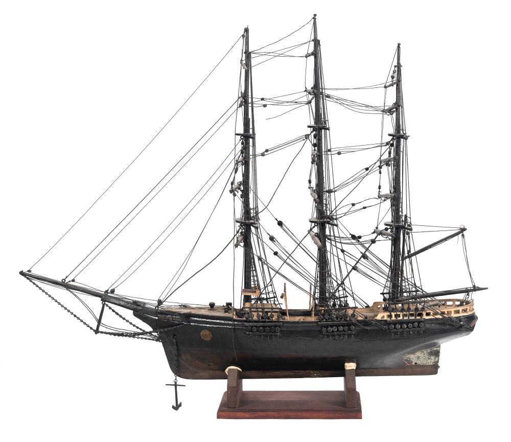 Appraisal: FOLK ART MODEL OF THE CLIPPER SHIP STATE OF MAINE