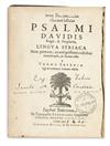 Appraisal: BIBLE IN SYRIAC AND LATIN Psalmi Davidis lingua Syriaca nunc