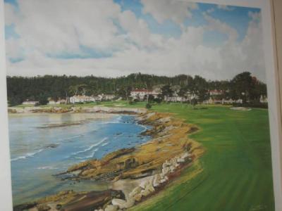 Appraisal: A limited edition print by Graeme W Baxter Pebble Beach