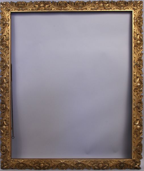 Appraisal: Mid-to-late th century carved and gilt wood frame x inside