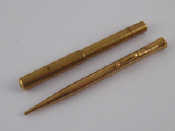 Appraisal: A carat gold piston filler fountain pen carat gold De