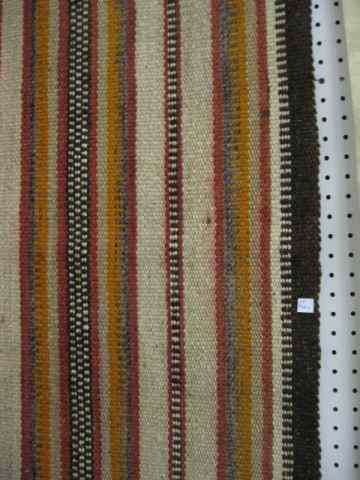 Appraisal: Kilim Oriental Handmade Rug flat weavelinear designs ' '' X