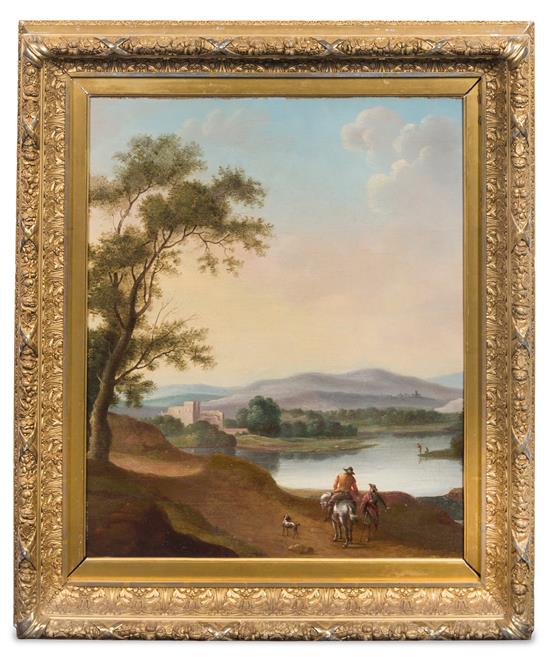 Appraisal: Sale Lot Attributed to Richard Wilson British - Landscape oil