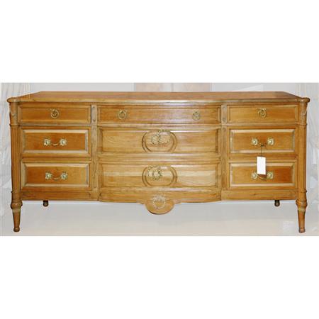 Appraisal: Louis XVI Style Fruitwood Triple Dresser Estimate -