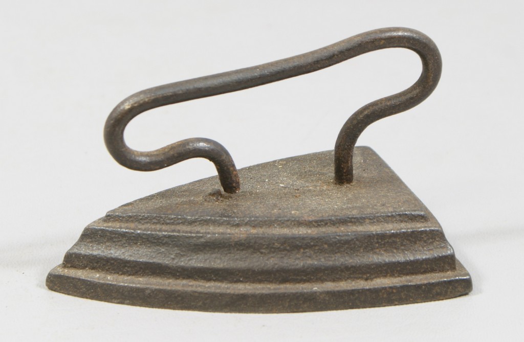 Appraisal: Unusual childs iron long