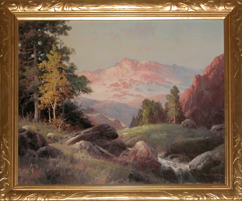 Appraisal: Mt Adams Washington Wood Robert American - Oil on Canvas