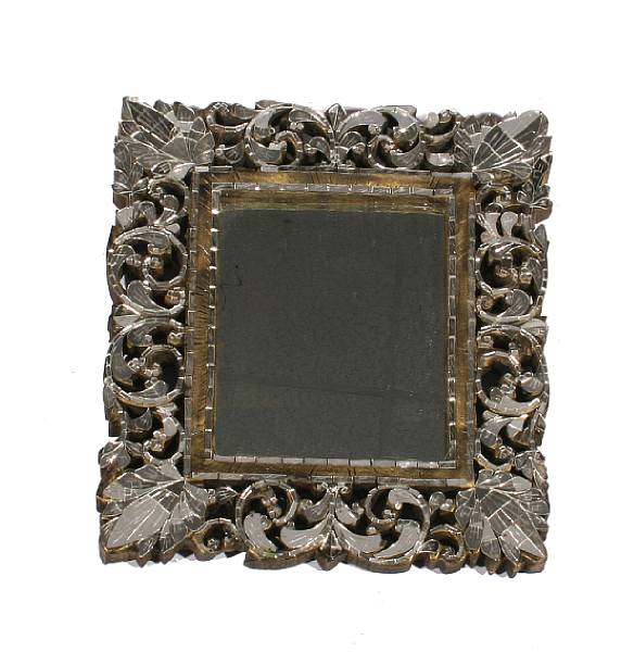 Appraisal: A Venetian inlaid mirror height in width in