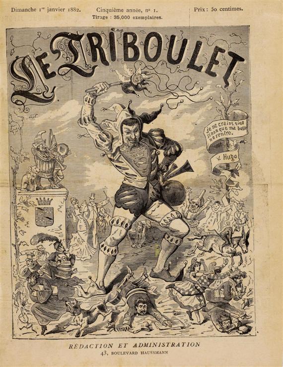 Appraisal: LE TRIBOULET Journal satirique politique illustr Paris From n November