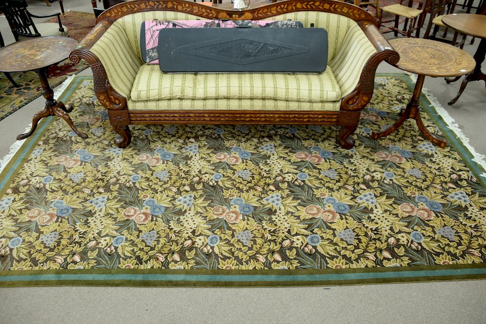 Appraisal: Oriental carpet floral design ' x ' Oriental carpet floral