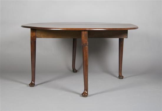 Appraisal: A Mahogany Drop-Leaf Table Height x width x depth closed