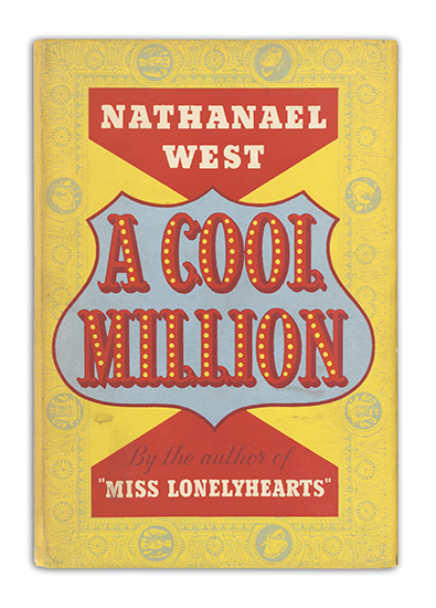 Appraisal: WEST NATHANAEL A Cool Million vo red cloth lettered in