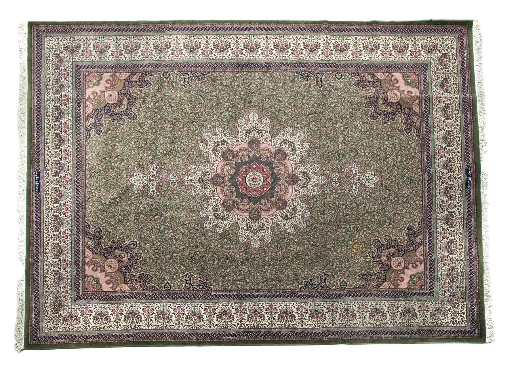 Appraisal: MACHINE-MADE ROOMSIZE RUG MADE BY ATLANTIK CARPET Made in Turkey