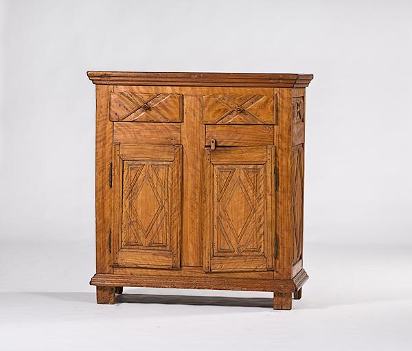 Appraisal: RURAL CANADIAN CUPBOARD An th century rural Canadian cupboard with