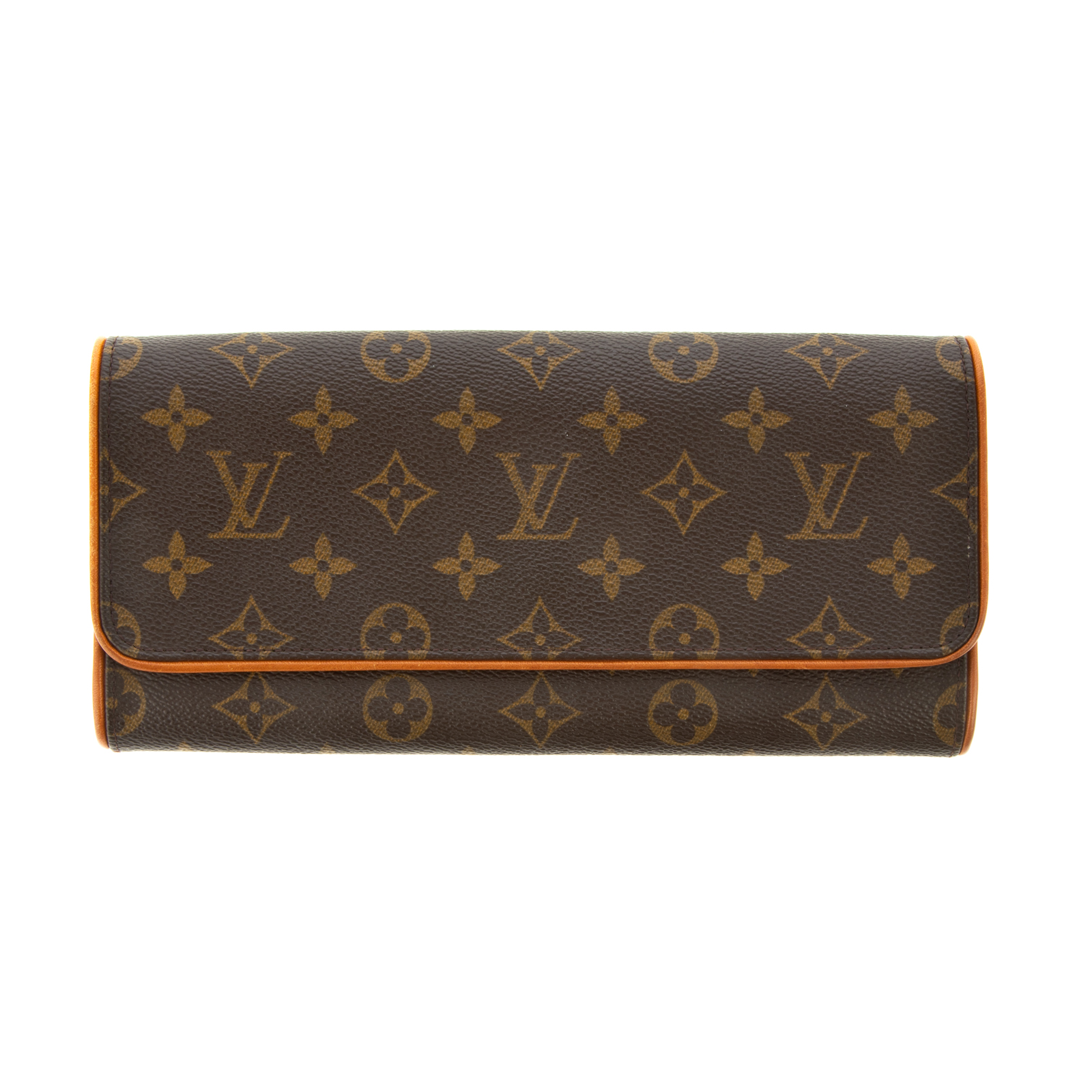 Appraisal: A LOUIS VUITTON MONOGRAM TWIN PM A brown and tan