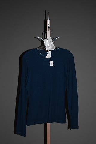 Appraisal: Loro Piana Deep teal cashmere long sleeve knit top Size