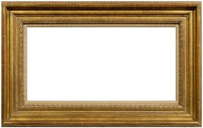 Appraisal: th century American frame kt gilt wood and machine-carved cove