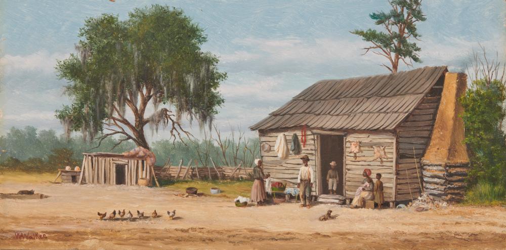 Appraisal: WILLIAM AIKEN WALKER American - Cabin oil on board signed