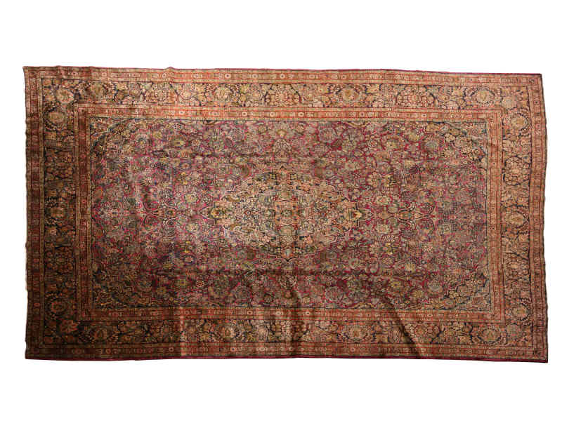 Appraisal: Estate Persian Room Size Rug ca s central medallion on