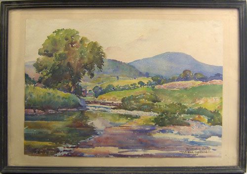 Appraisal: Joseph Copeland American - watercolor landscape signed lower right x