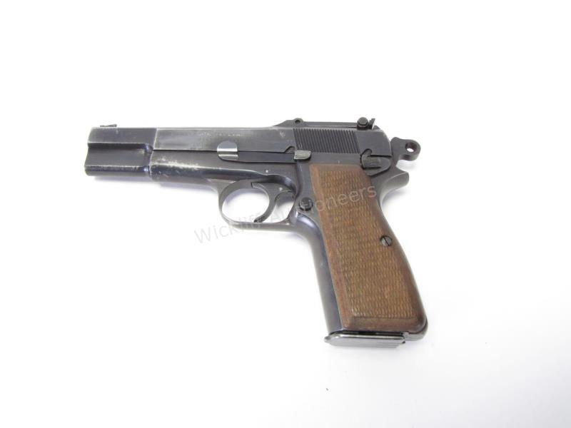 Appraisal: FN Browning Hi Power Semi Auto Pistol-Stainless Steel barrel Chambered