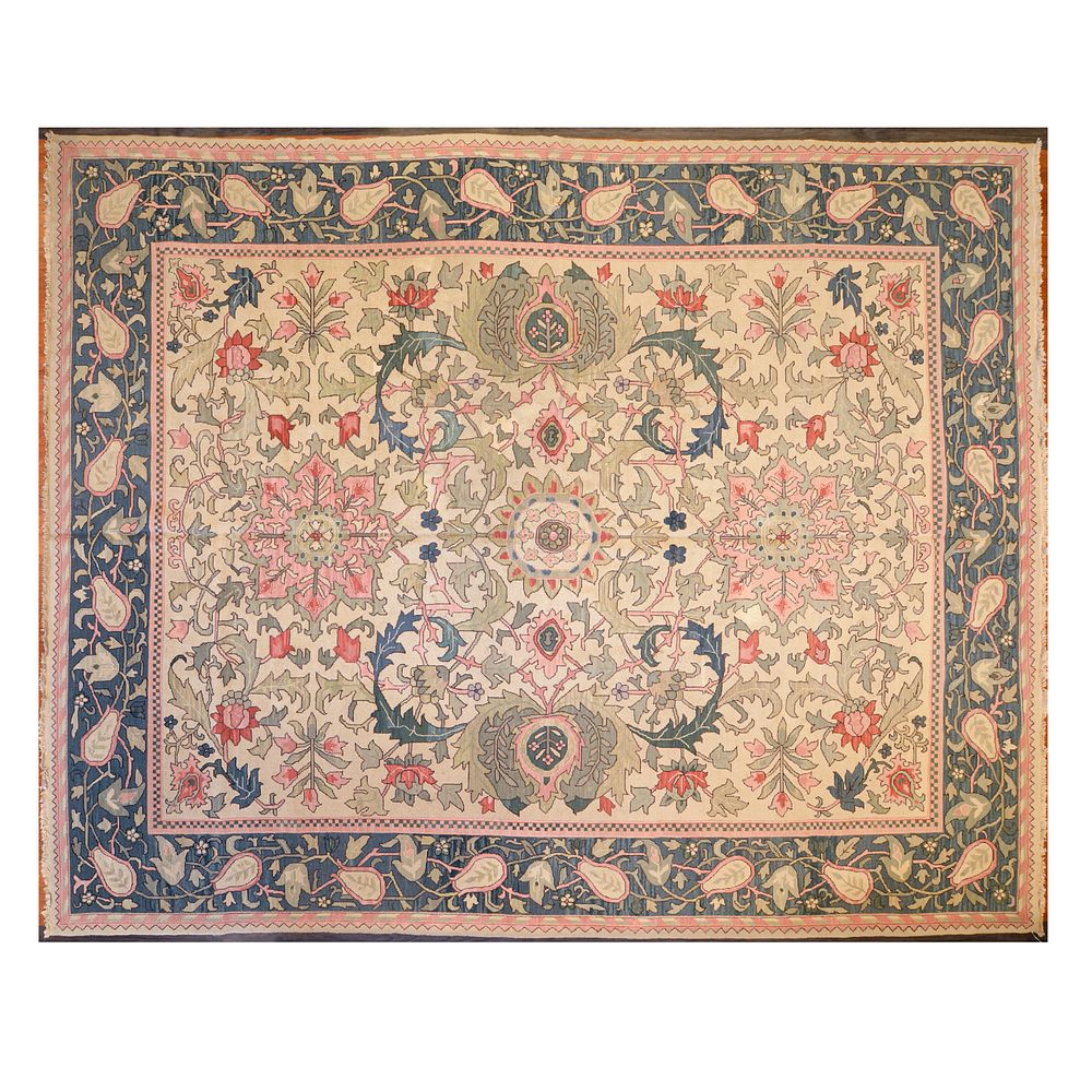 Appraisal: William Morris Soumak Carpet China x Fourth quarter- th century