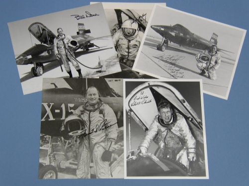 Appraisal: X- Pilots A group of photographs or lithographs illustrating the