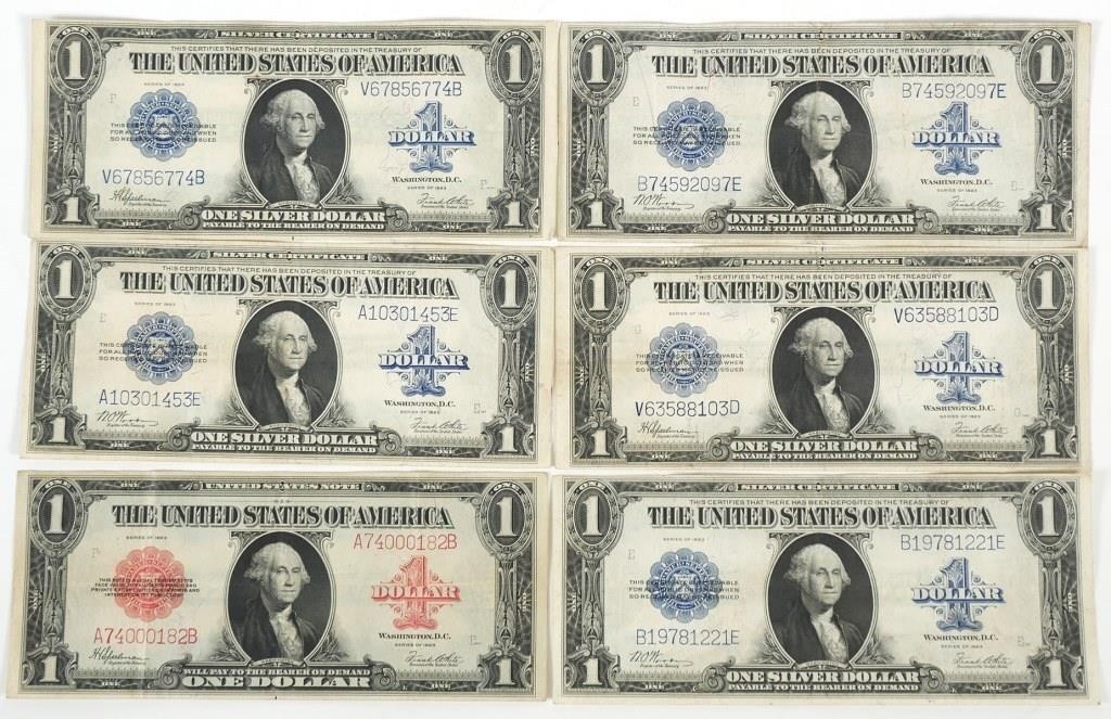 Appraisal: US LARGE NOTES LEGAL TENDER SILVER CERT Series of large