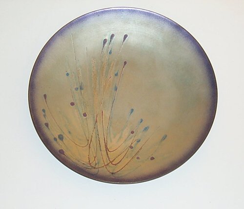 Appraisal: Enamel on copper plate Enamel on Copper Shepps Averill B