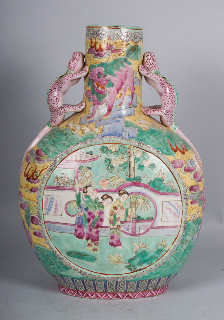 Appraisal: Chinese Export porcelain moon flask vase