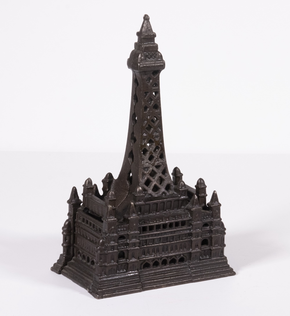 Appraisal: CAST IRON BLACKPOOL TOWER STILL BANK Early th c English