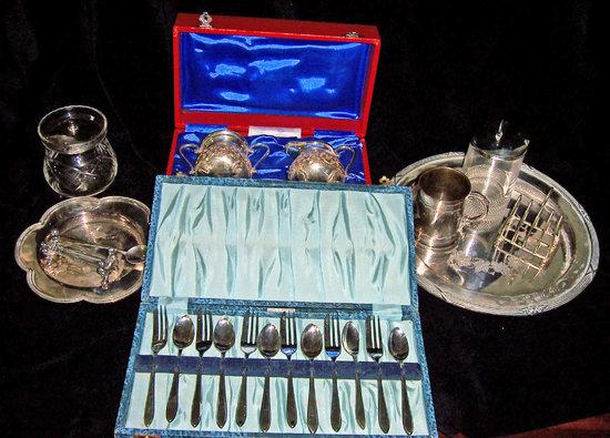 Appraisal: A cased jug and silver basin engraved a pennant Karachi