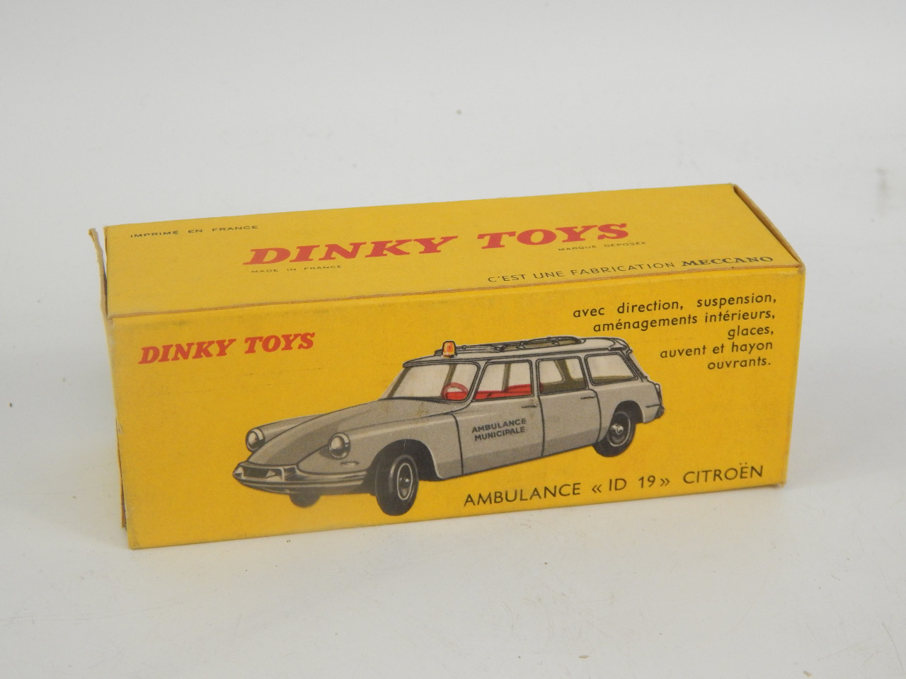 Appraisal: A Dinky toys Ambulance ID Citroen boxed